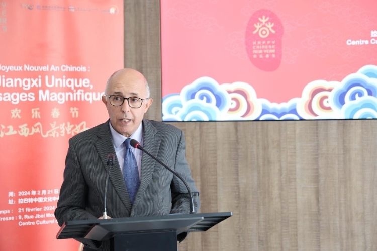 拉巴特文化藝術(shù)遺產(chǎn)復(fù)興協(xié)會主席德里希致辭?；艟z