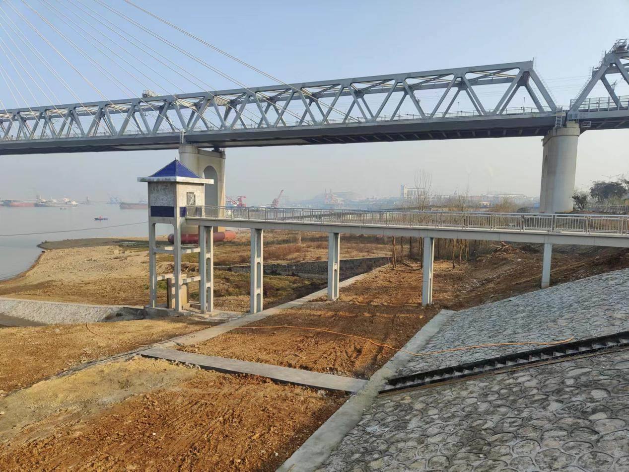 修復后的吉家湖低排閘。受訪者供圖