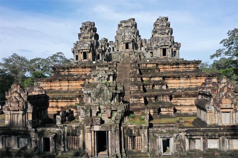 吳哥古跡內的茶膠寺。中國文化遺產研究院 袁濛茜供圖