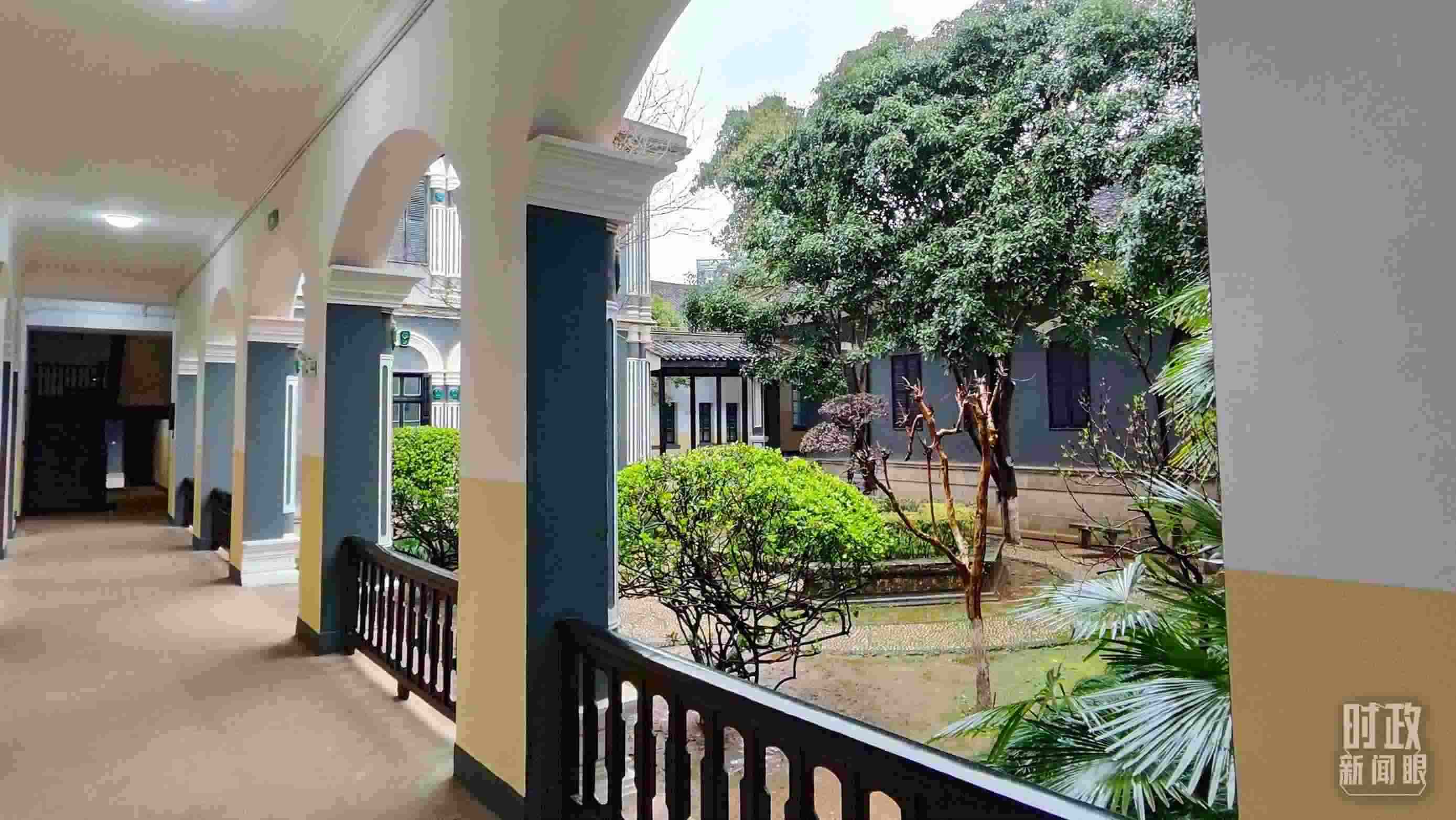 △湖南第一師范學(xué)院（城南書院校區(qū)）。（總臺央視記者覃思、郭曉龍拍攝）