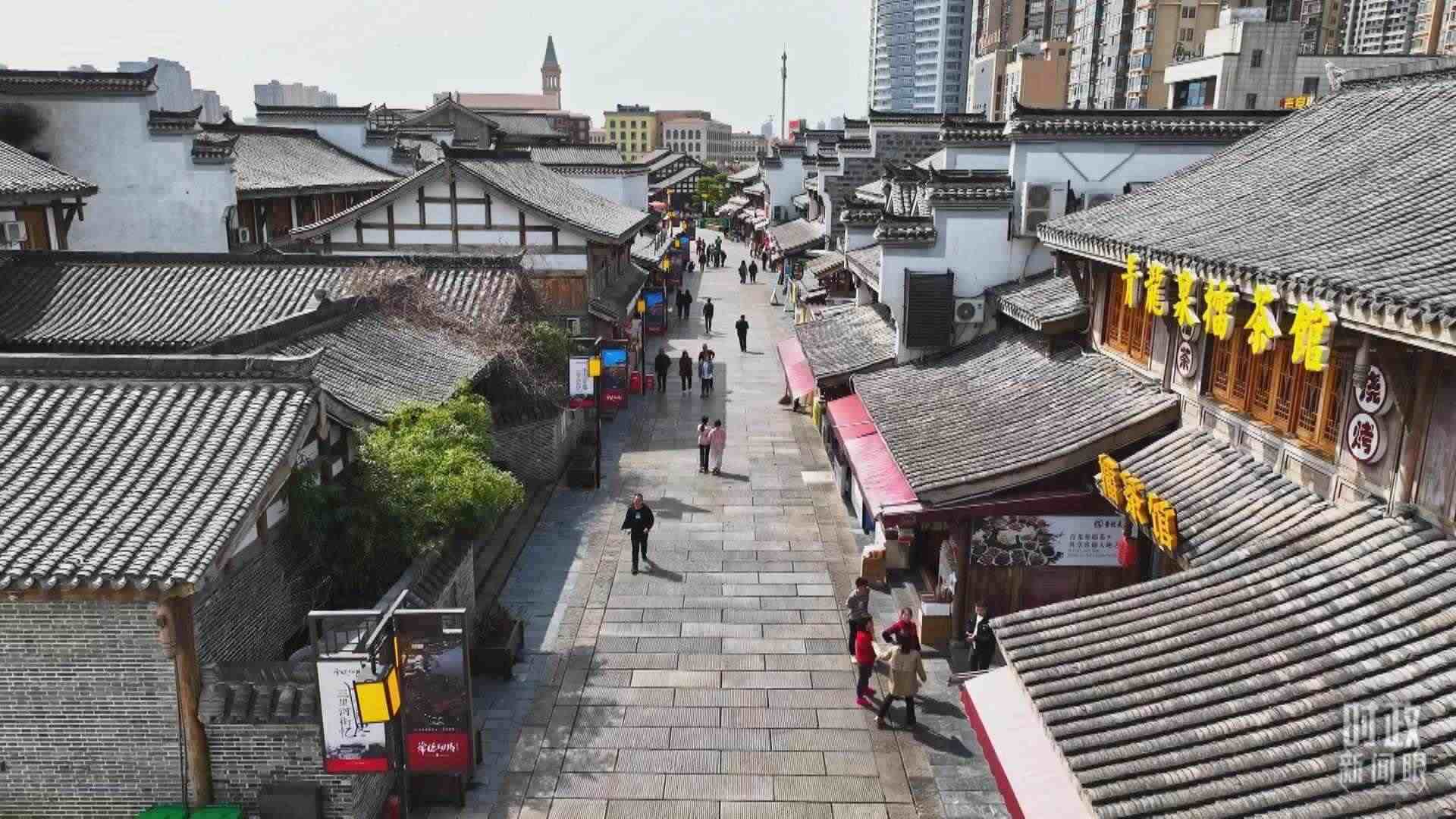 △常德河街。（總臺記者姚鵬、溫盛強拍攝）