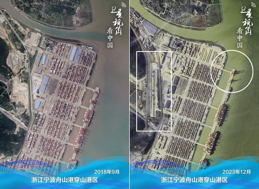 浙江寧波舟山港穿山港區(qū)新建1個(gè)泊位及鐵路穿山港站。