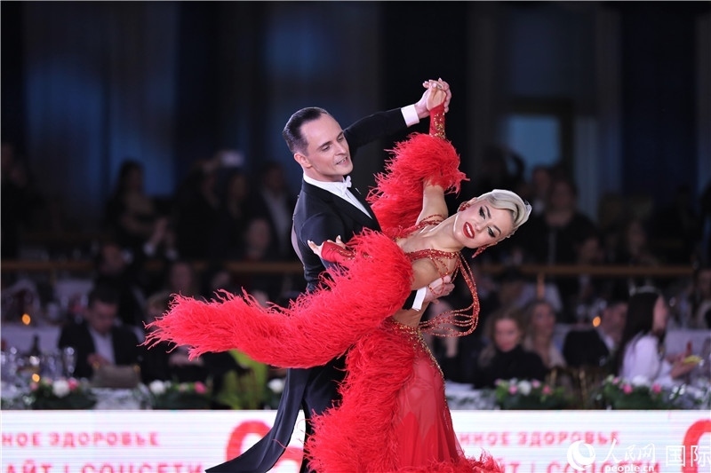 第五屆“克里姆林宮杯”國標舞錦標賽現(xiàn)場。于子恒攝