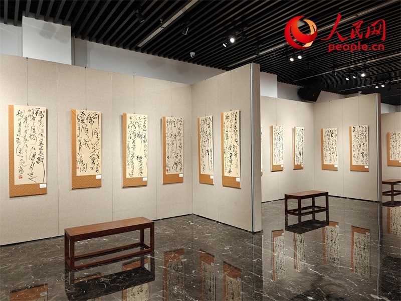 展廳現(xiàn)場(chǎng)。人民網(wǎng)記者 韋衍行攝