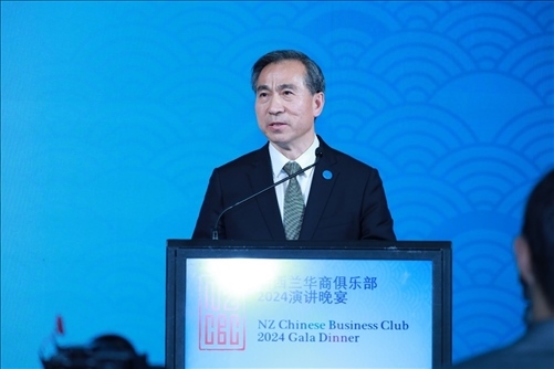 中國(guó)貿(mào)促會(huì)任鴻斌會(huì)長(zhǎng)。主辦方供圖