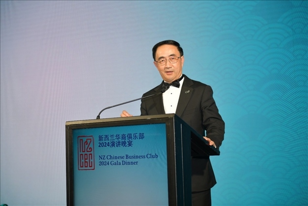 新西蘭華商俱樂部和華商聯(lián)合總會(huì)主席楊健。主辦方供圖