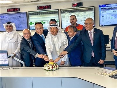 圖為燃機點火儀式，主辦方供圖