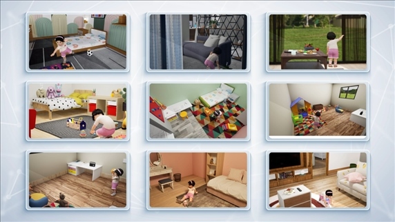 通用智能人“通通”可以自主應(yīng)對多變的場景。受訪者供圖