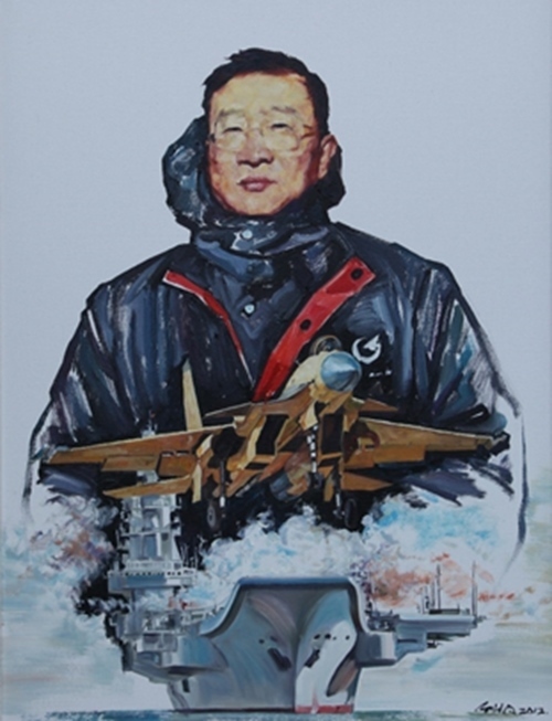 《羅陽》油畫。校方供圖