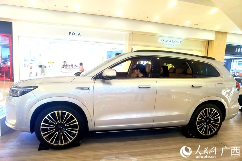  消費(fèi)者在試駕汽車。人民網(wǎng)記者 陳燕攝