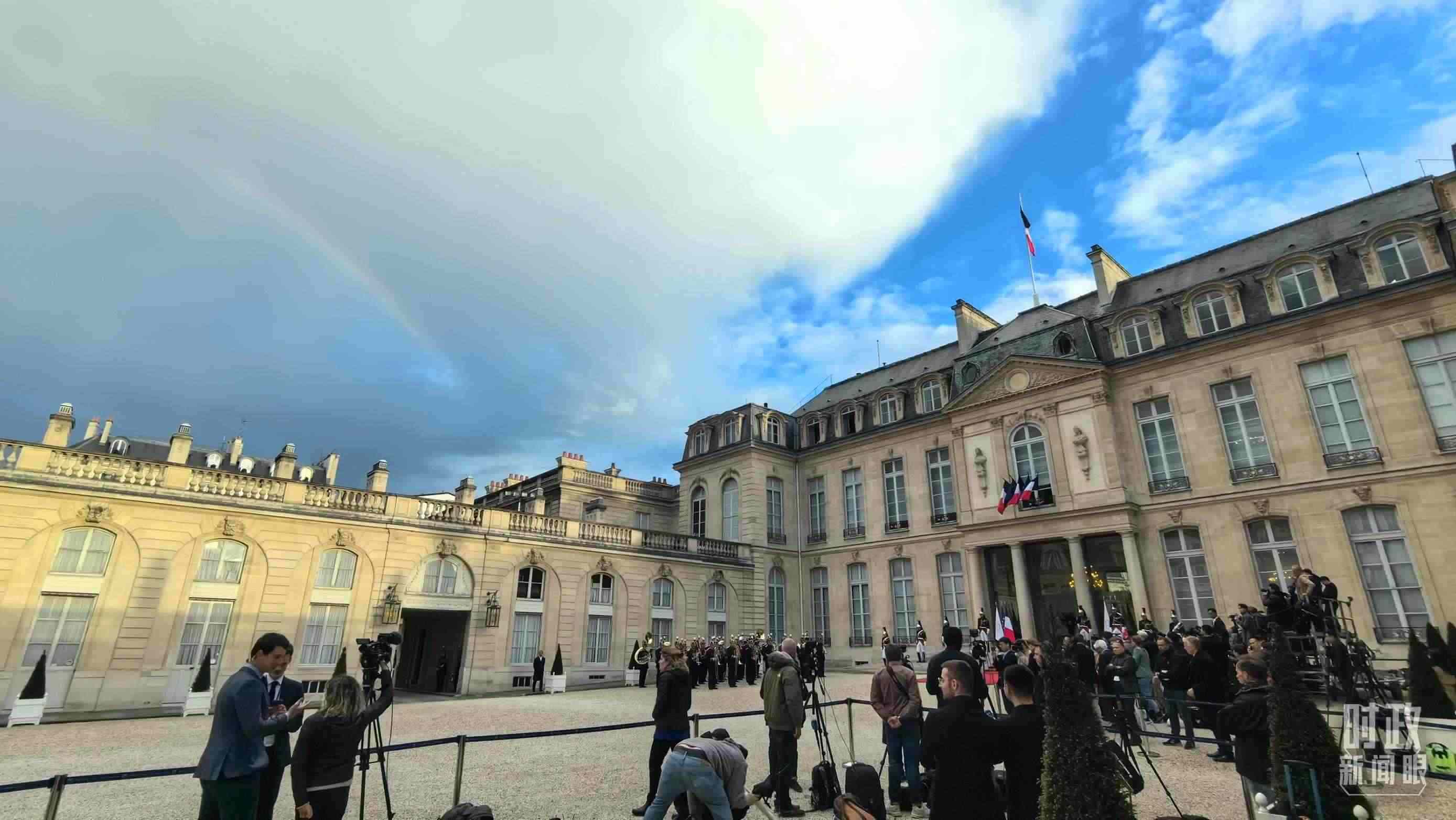 △愛麗舍宮。（總臺央視記者馬超拍攝）