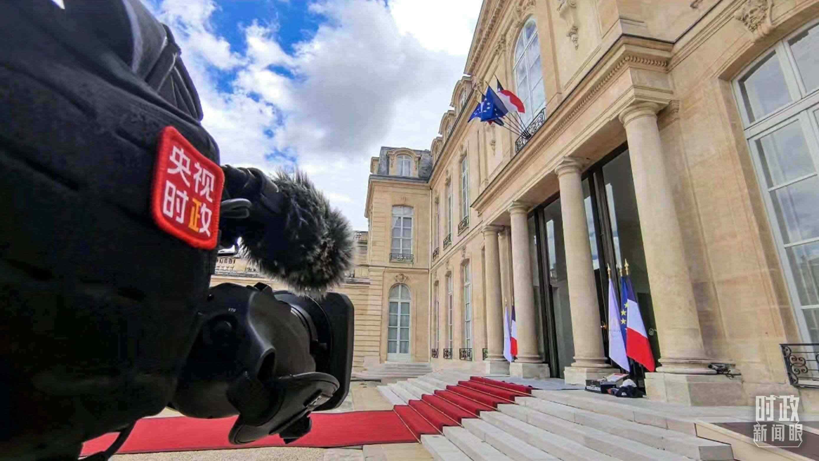 △愛麗舍宮。（總臺央視記者陸泓宇拍攝）