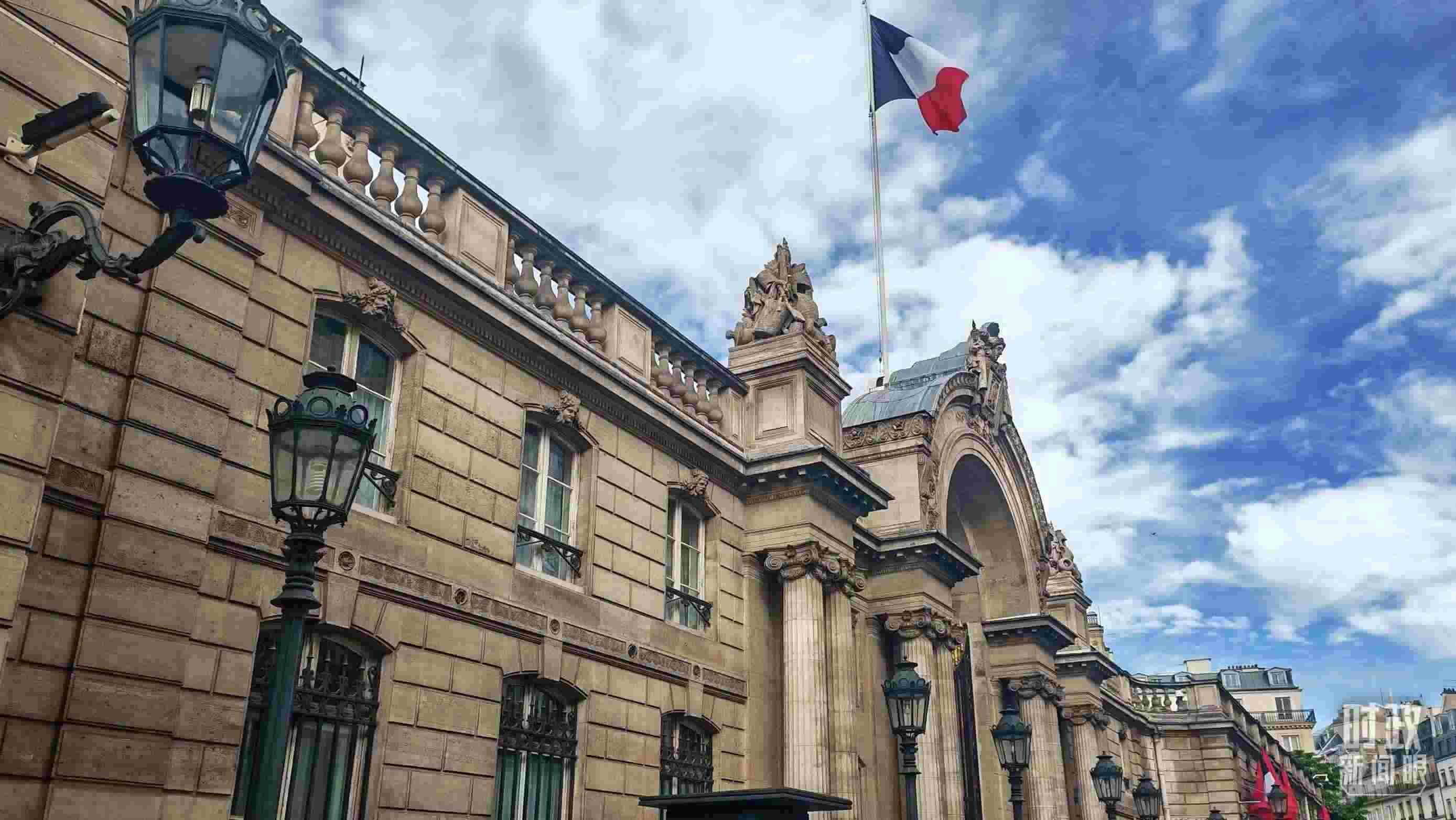 △愛麗舍宮。（總臺央視記者劉琦拍攝）