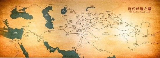 唐代絲綢之路，經(jīng)過新疆眾多地區(qū)。（圖片來源：視覺中國）