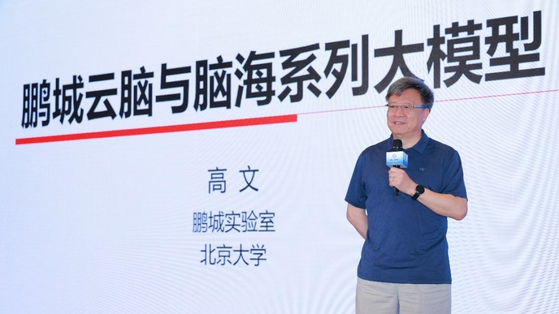 高文院士做大會(huì)特邀報(bào)告。主辦方供圖