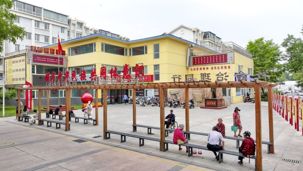 6月20日拍攝的長城花園社區(qū)一角（無人機(jī)照片）。