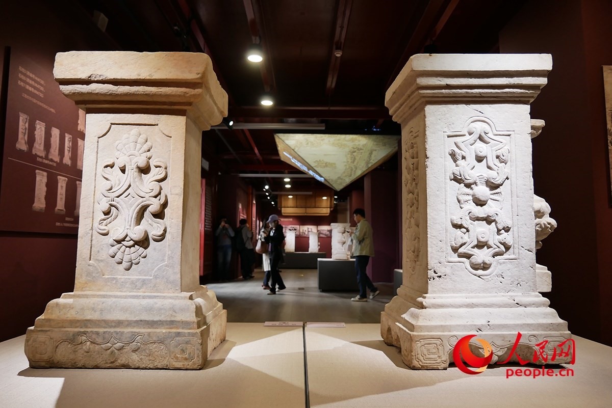 2023年回歸圓明園的石柱。人民網(wǎng)記者 韋衍行攝