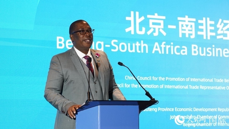 勒蘇非省長致辭。人民網(wǎng) 劉暢攝