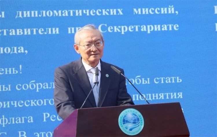 上合組織秘書長張明出席活動并致辭。主辦方供圖