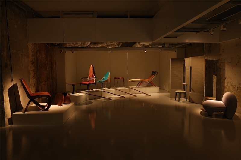 《新生萬物-中國非遺與當(dāng)代設(shè)計展》展廳。陽光媒體集團(tuán)供圖