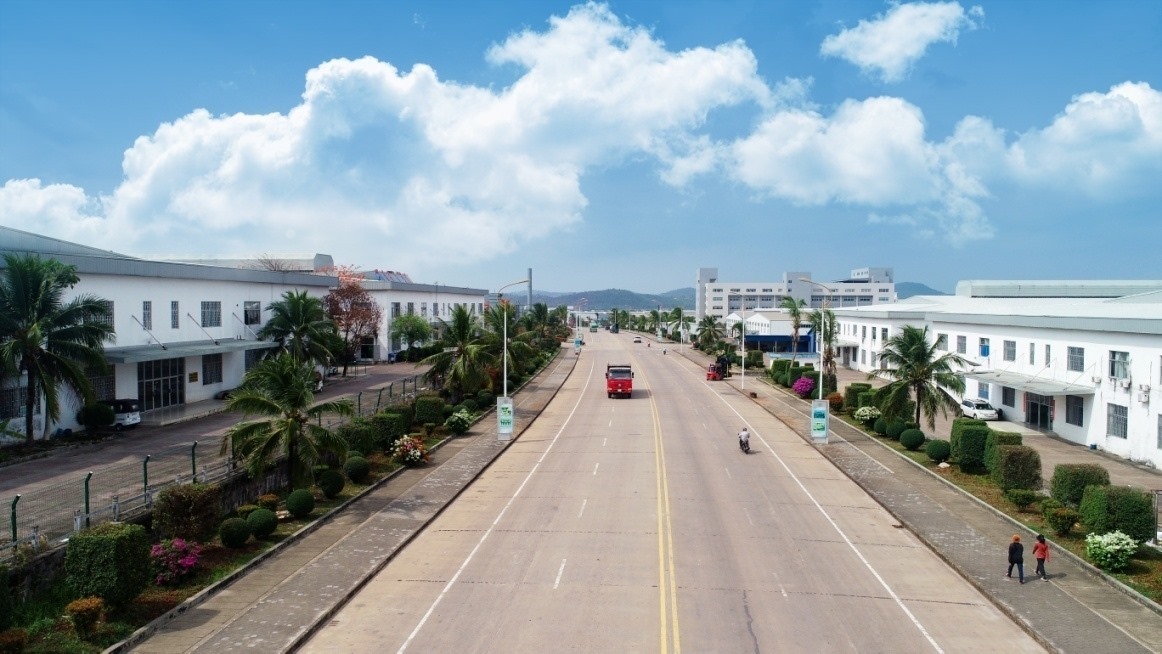 西哈努克港經(jīng)濟(jì)特區(qū)園區(qū)。西港特區(qū)公司供圖