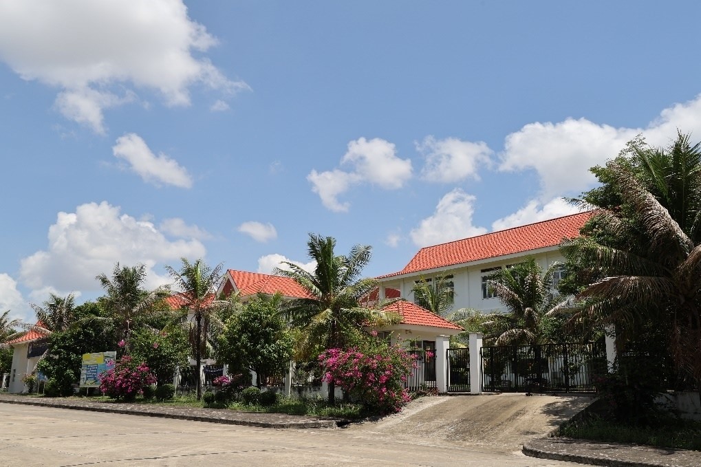 西哈努克省中柬友誼理工學(xué)院。西港特區(qū)公司供圖