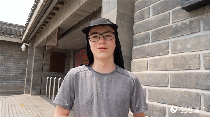 圖為德國籍游客埃里克·西伯特。人民網記者 吳超嵐攝