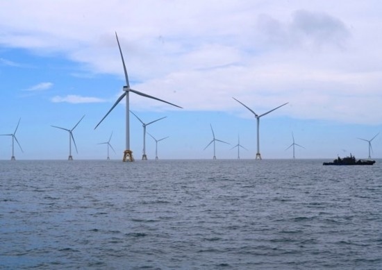 2024年6月19日拍攝的三峽集團(tuán)漳浦二期海上風(fēng)電項(xiàng)目。新華社記者 林善傳 攝