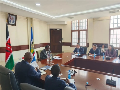 （座談會現(xiàn)場。駐肯使館供圖）