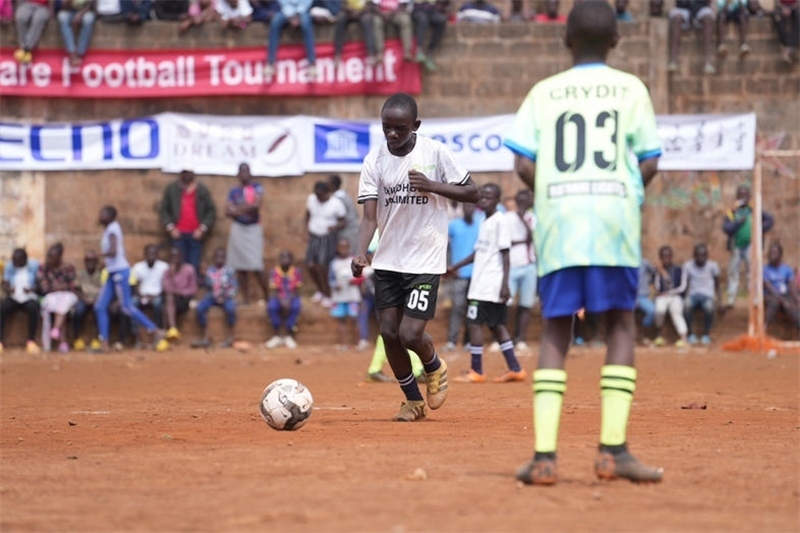 足球比賽現(xiàn)場(chǎng)。主辦方供圖