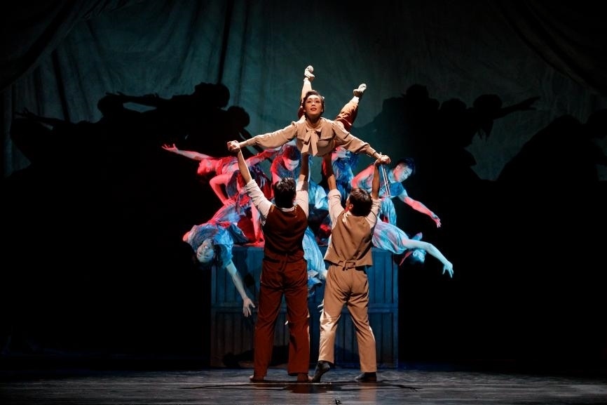 舞劇《熱血當歌》演出現(xiàn)場。主辦方供圖