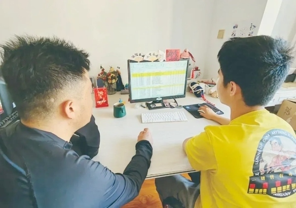 一起上課的畫面。北京航空航天大學(xué)供圖