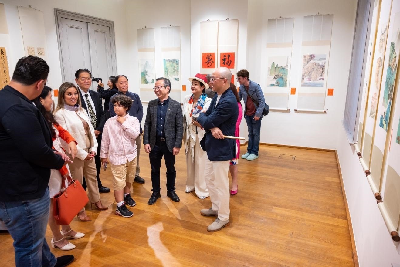 圖為展覽現(xiàn)場(chǎng)。布魯塞爾中國文化中心供圖