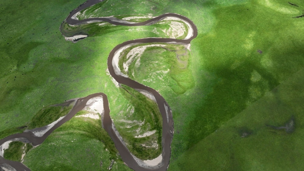 2023年7月6日在甘肅省甘南藏族自治州瑪曲縣拍攝的阿萬倉濕地景色（無人機照片）?，斍鷿竦卣嫉?62萬畝，是黃河上游重要的水源涵養(yǎng)區(qū)和生態(tài)功能區(qū)，被譽為“黃河之腎”。