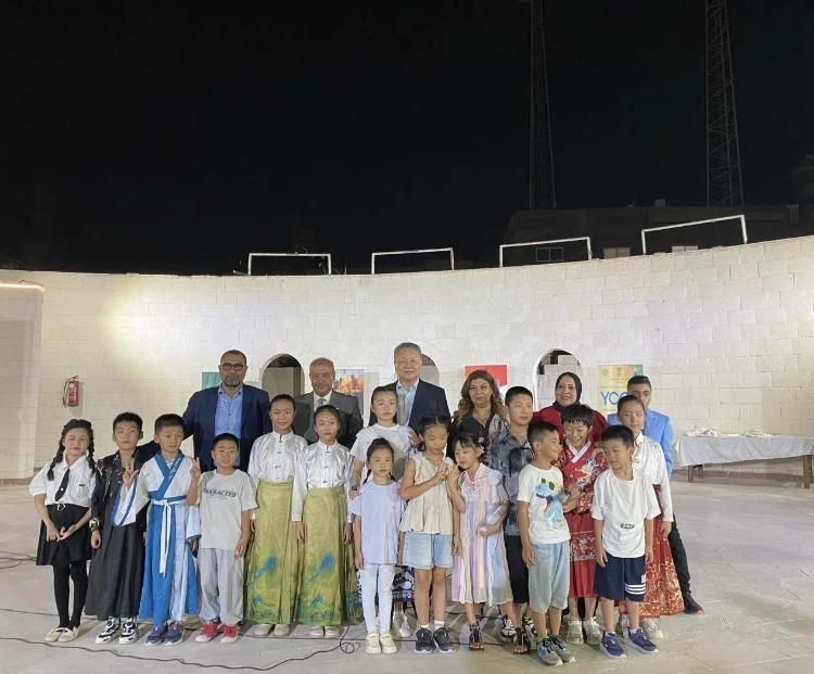 活動現(xiàn)場合影。開羅中國文化中心供圖