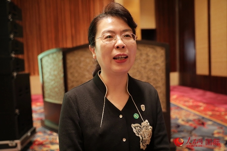 北京外國語大學亞洲學院院長、中國馬來研究中心主任蘇瑩瑩教授接受人民網采訪。人民網 王婧攝