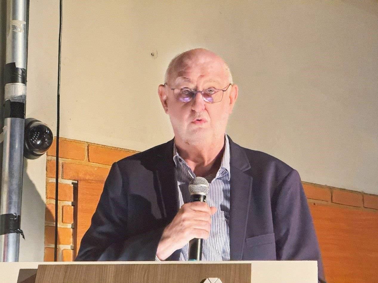 圣保羅州立大學孔子學院巴方院長保利諾在活動中致辭。圣保羅州立大學孔子學院供圖