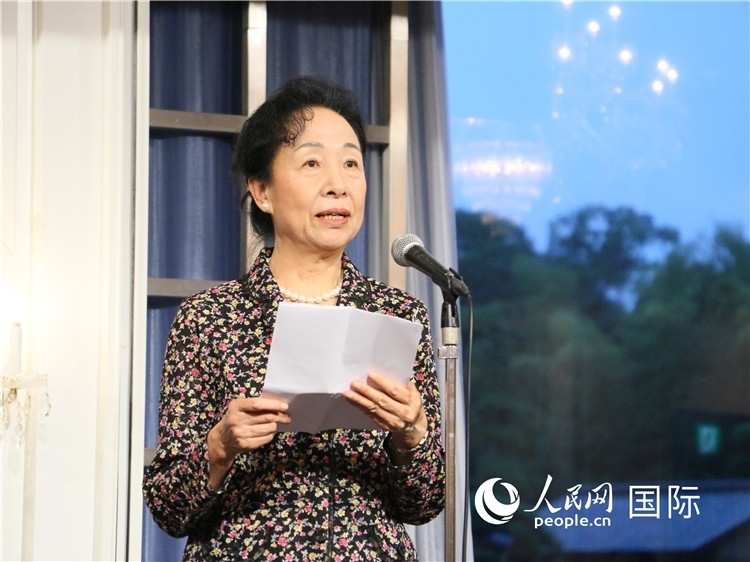 中國商務部原部長助理郭莉致辭。人民網(wǎng) 許可攝