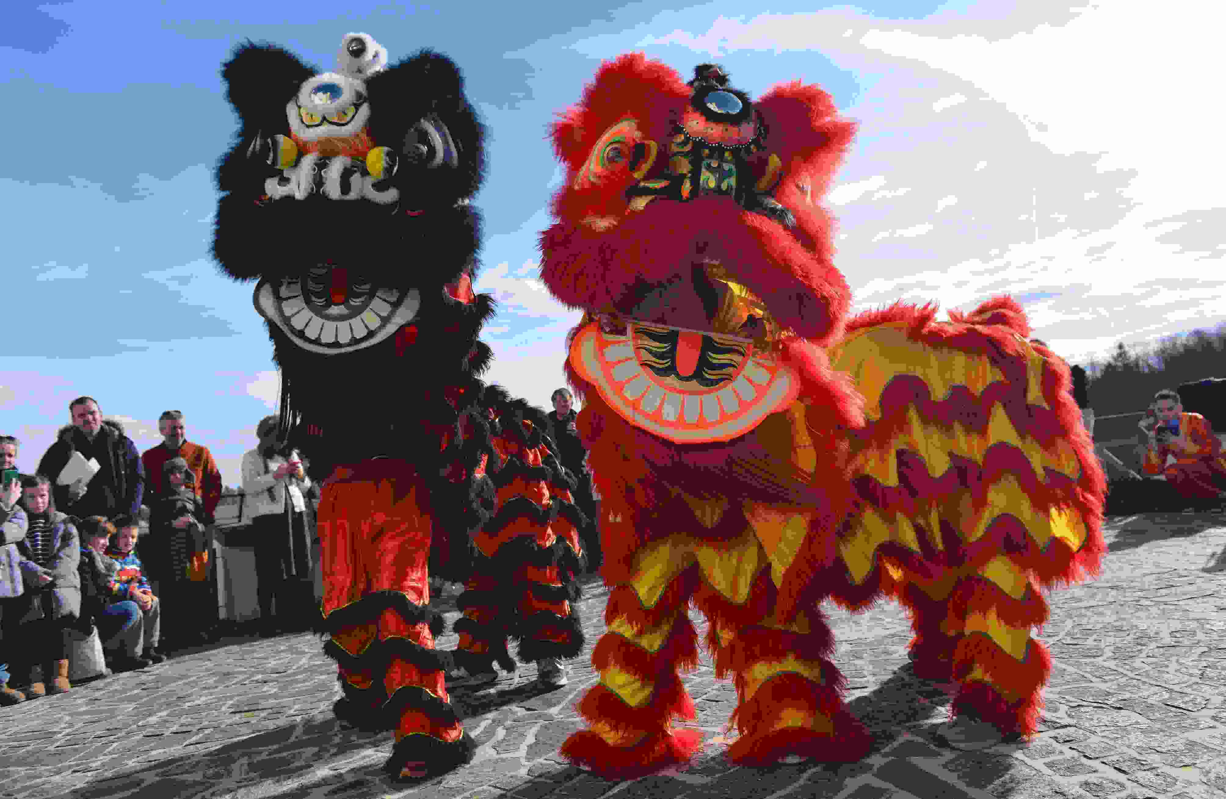 △當(dāng)?shù)貢r(shí)間2024年2月4日，克羅地亞克拉皮納，薩格勒布大學(xué)孔子學(xué)院舉辦一系列活動(dòng)，迎接中國(guó)農(nóng)歷龍年春節(jié)。