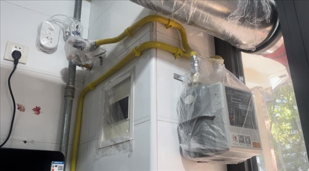 北京市石景山區(qū)高井路社區(qū)更換燃氣管道后的居民家。人民網(wǎng) 劉佳欣攝