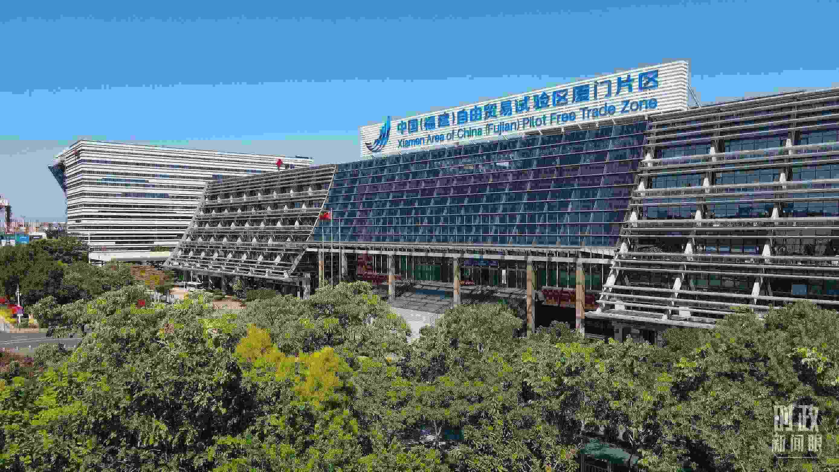 △中國（福建）自由貿(mào)易試驗區(qū)廈門片區(qū)。（總臺記者鄭皓拍攝）