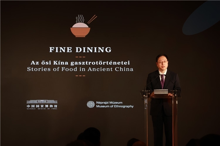 中國國家博物館副館長楊帆致辭。圖片由中國駐匈牙利大使館提供。