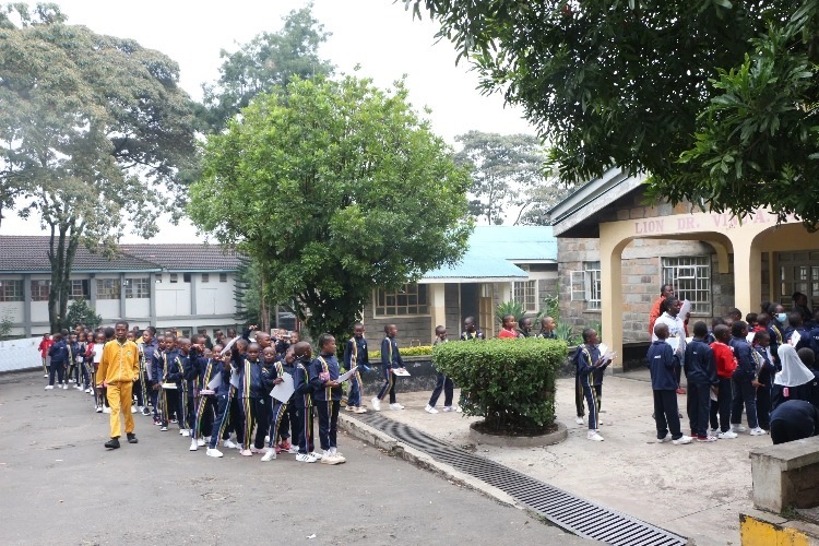 考場現(xiàn)場。埃格頓大學孔子學院供圖