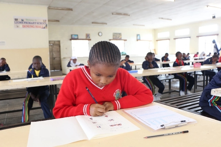 考場現(xiàn)場。埃格頓大學孔子學院供圖