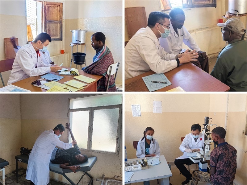 中國(guó)第17批援厄立特里亞醫(yī)療隊(duì)在科倫醫(yī)院開(kāi)展巡診活動(dòng)。中國(guó)第17批援厄立特里亞醫(yī)療隊(duì)供圖