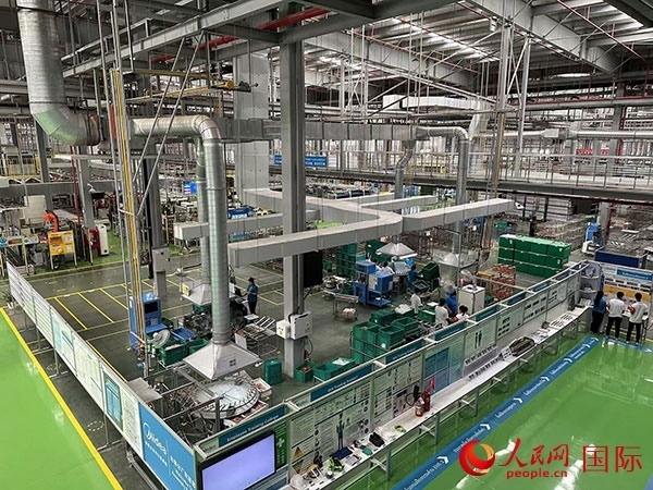 中企美的泰國(guó)工廠。人民網(wǎng)記者 簡(jiǎn)承淵攝