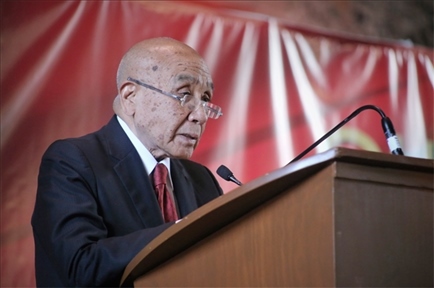 李子文致辭。主辦方供圖