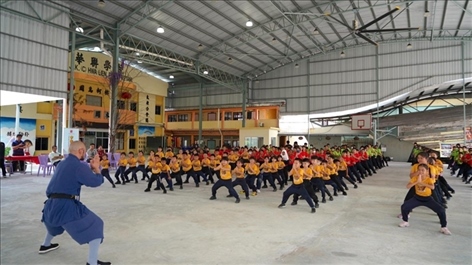 少林武術(shù)教學(xué)。主辦方供圖