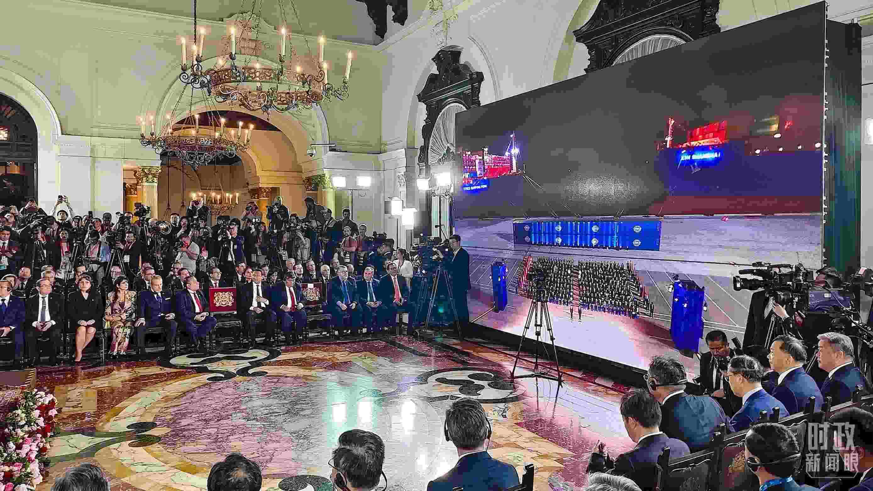 錢凱港開港儀式現(xiàn)場。（總臺(tái)央視記者韓銳拍攝）