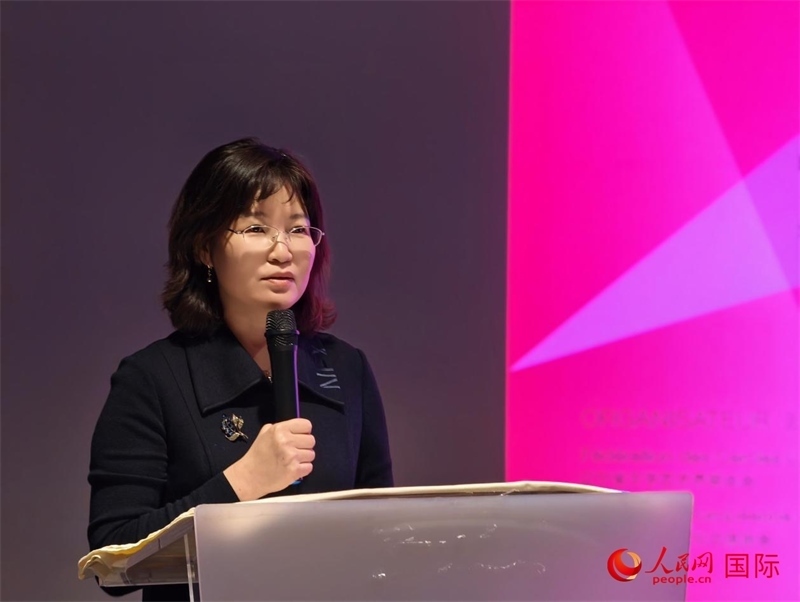 遼寧省文聯(lián)黨組書(shū)記、主席邵玉英致辭。人民網(wǎng)記者 于超凡攝